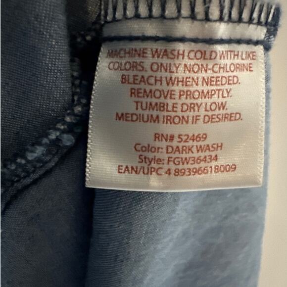 Denim Button-Up Upcycled Shirt Handcrafted Embellishments Boho Western Cotton 3X - Picture 15 of 15